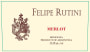 Rutini Merlot 2010 Front Label