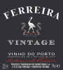 Ferreira Porto Vintage Port 2008 Front Label