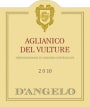 D'Angelo Aglianico del Vulture 2010 Front Label
