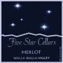 Five Star Cellars Merlot 2012 Front Label