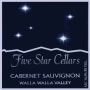 Five Star Cellars Cabernet Sauvignon 2012 Front Label