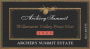 Archery Summit Archery Summit Estate Pinot Noir 2003 Front Label