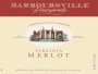 Barboursville Merlot 2015 Front Label