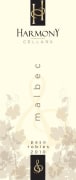 Harmony Cellars Malbec 2010  Front Label