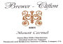 Brewer-Clifton Mount Carmel Chardonnay 2001 Front Label