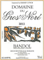 Domaine du Gros Nore Bandol Rouge 2012 Front Label