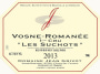 Domaine Jean Grivot Vosne Romanee Les Suchots Premier Cru 2013 Front Label