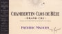Frederic Magnien Chambertin-Clos de Beze Grand Cru 2011 Front Label