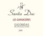 Domaine Santa Duc Gigondas Les Garancieres 2009 Front Label