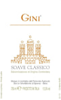 Gini Soave Classico 2012 Front Label