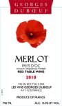 Duboeuf Merlot 2010 Front Label