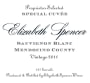 Elizabeth Spencer Mendocino Sauvignon Blanc 2011 Front Label