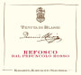 Tenuta di Blasig Friuli Isonzo Refosco dal Peduncolo Rosso 2012 Front Label