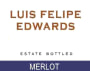 Luis Felipe Edwards Merlot 2012 Front Label