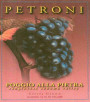 Petroni Vineyards Poggio Alla Pietra 2003 Front Label