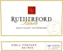 Rutherford Ranch Abela Vineyard Cabernet Sauvignon 2012 Front Label