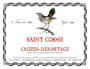 Chateau de Saint Cosme Crozes-Hermitage 2011 Front Label