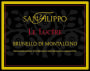 San Filippo Brunello di Montalcino Le Lucere 2008 Front Label