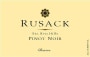 Rusack Sta. Rita Hills Reserve Pinot Noir 2010 Front Label