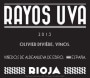 Olivier Riviere Rayos Uva 2013 Front Label