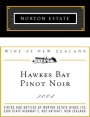 Morton Estate White Label Pinot Noir 2004 Front Label