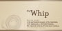 Murrieta's Well The Whip 2011 Front Label