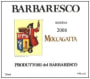 Produttori del Barbaresco Barbaresco Moccagatta Riserva 2008 Front Label