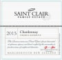 Saint Clair Omaka Reserve Chardonnay 2015 Front Label