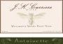 J.K. Carriere Antoinette Pinot Noir 2010 Front Label