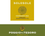 Poggio al Tesoro Solosole Vermentino 2012 Front Label