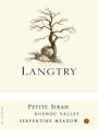 Langtry Estate Seprentine Meadow Petite Sirah 2007 Front Label