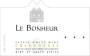 Le Bonheur Chardonnay 2015 Front Label