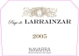 Pago de Larrainzar Navarra 2005 Front Label