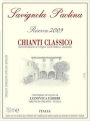 Paolina, S. Chianti Classico Riserva 2009 Front Label