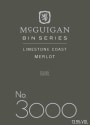 McGuigan Brothers Bin 3000 Merlot 2014 Front Label