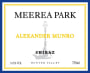 Meerea Park Alexander Munro Shiraz 2010 Front Label