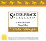 Saddleback Chardonnay 2010 Front Label