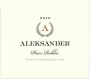 Aleksander Wines Aleksander 2010 Front Label