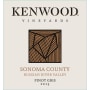 Kenwood Pinot Gris 2015 Front Label