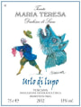 Tenuta Maria Teresa Toscana Urlo di Lupo 2012 Front Label