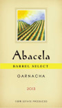 Abacela Garnacha 2013 Front Label