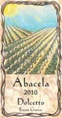 Abacela Dolcetto 2010 Front Label