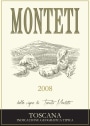 Tenuta Monteti Toscana Monteti 2008 Front Label