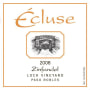 Ecluse Wines Lock Vineyard Zinfandel 2008 Front Label