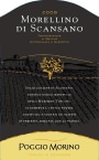 Tenuta Poggio Morino Morellino di Scansano 2009 Front Label