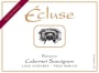 Ecluse Wines Lock Vineyard Reserve Cabernet Sauvignon 2009 Front Label