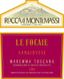 Rocca di Montemassi Maremma Toscana Le Focaie Sangiovese 2011 Front Label