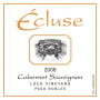 Ecluse Wines Lock Vineyard Cabernet Sauvignon 2008 Front Label