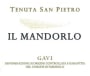 Tenuta San Pietro Gavi Il Mandorlo 2013 Front Label