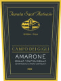 Tenuta Sant'Antonio Campo dei Gigli Amarone della Valpolicella 2006 Front Label